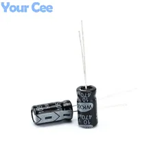 20 pcs Electrolytic Capacitors 10V 470UF Aluminum Electrolytic Capacitor