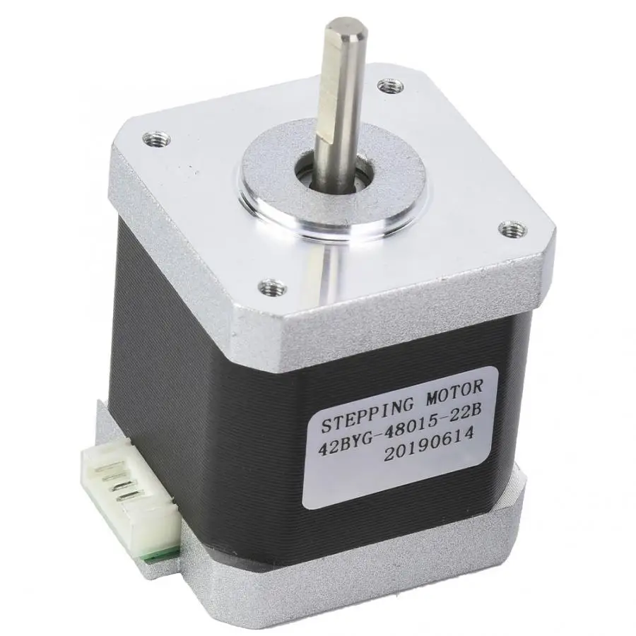 Биполярный шаговый двигатель DC2.7V 1.5A Высокая стабильность 2 фазы биполярный 1,8 шаговый двигатель для ЧПУ гравировальный станок 48 мм