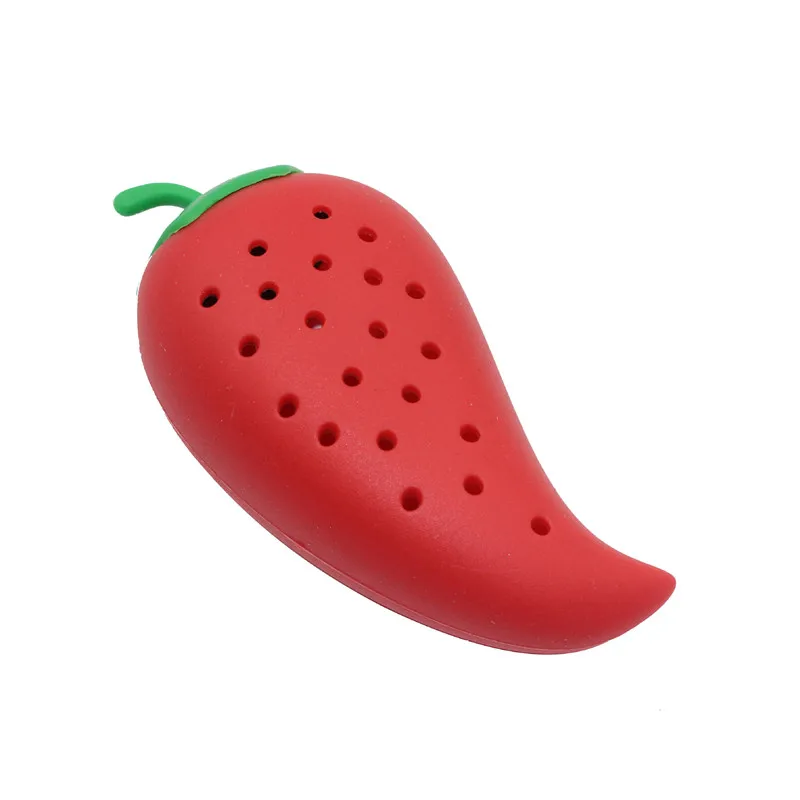 Hot Sale Creative Chilli Shape Spice Filter Seasoning Bags Strainer Resuable Food Grade Silicone Tea Infuser Gadgets Hot Sale Creative Chilli Shape Spice Filter Seasoning Bags Strainer Resuable Food Grade Silicone Tea Infuser Gadgets