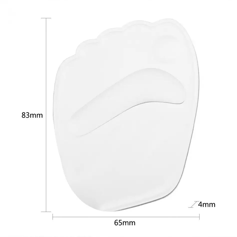 2 шт. силиконовые Нескользящие стельки для передней части стопы|gel forefoot pads|pain relief