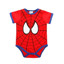 Baby Romper Girl and Boy Short Sleeve Superman short-sleeved vest Romper Summer Clothing Set for Newborn Jumpsuits & Rompers