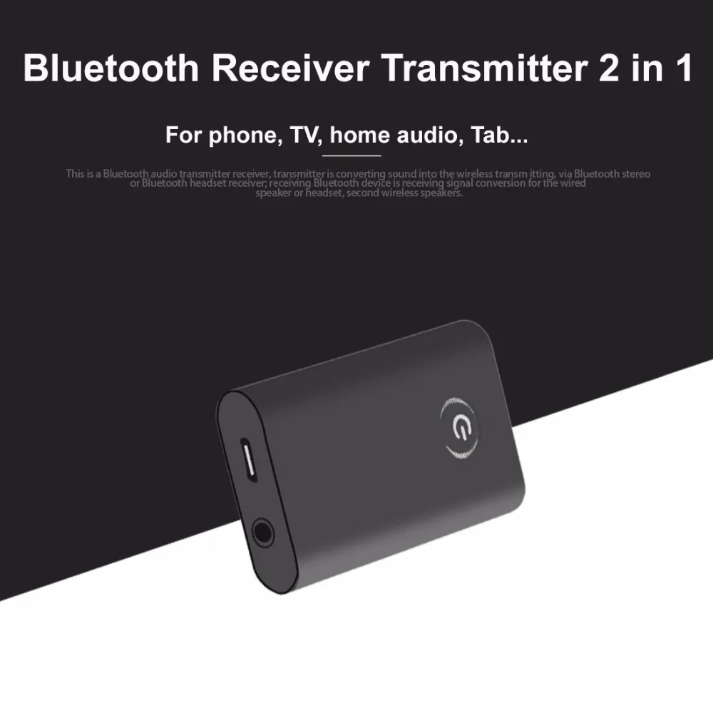 Kebidu B9 2 в 1 беспроводной Bluetooth 3,5 мм стерео аудио адаптер передатчик приемник для iOS Android для ТВ наушники для ПК