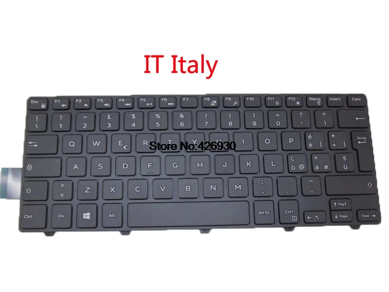 

Laptop Keyboard For DELL 5447 3441 3442 5442 5445 5451 5452 5455 IT Italy JP Japan KR Korean NE Nordic PO Portugal RU Russian