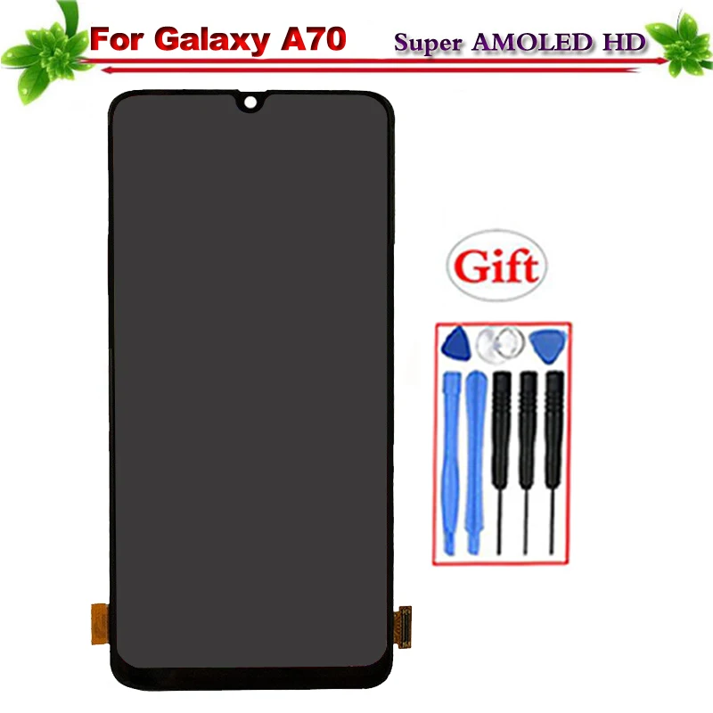 

Super Amoled for Samsung Galaxy A70 2019 A705 A705F SM-A705F LCD Display Touch Screen Digitizer Assembly for Galaxy A70 A705 Lcd