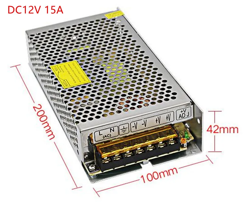 12 V Питание 1A/5A/10A/15A/20A/30A адаптер AC110V 220 V постоянного тока до DC12V трансформатор для Светодиодные полосы света