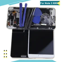 Черный белый совместимый для samsung Galaxy Note 3 N9005 ЖК-дисплей сенсорный экран дигитайзер с рамкой в сборе N9005 ЖК-дисплей