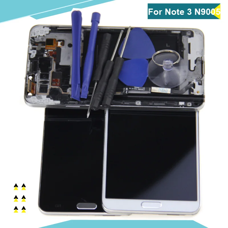 Черный белый совместимый для samsung Galaxy Note 3 N9005 ЖК дисплей сенсорный экран