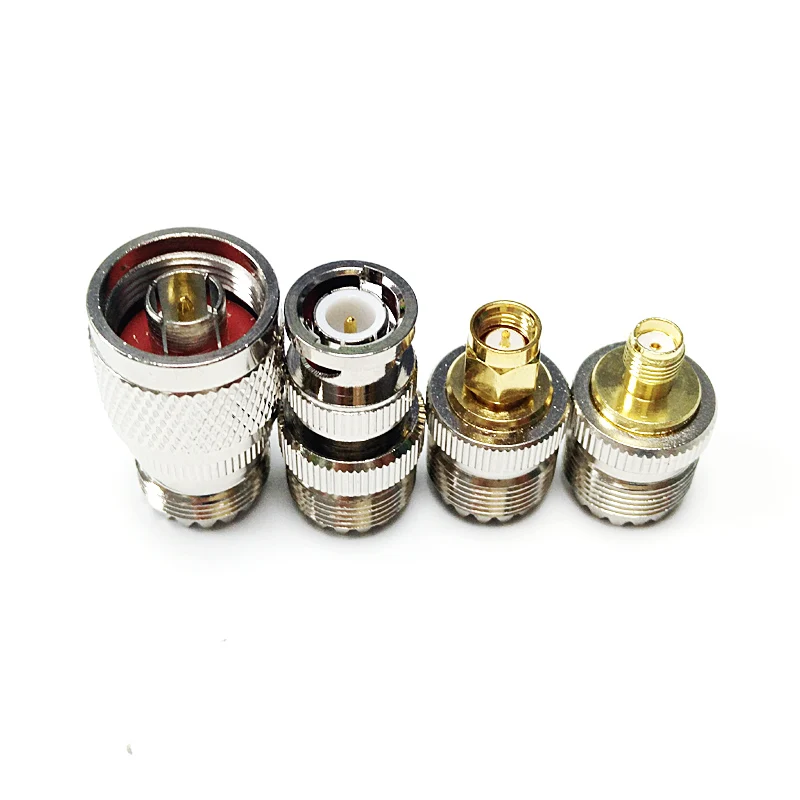 Переходник SMA Female Male N BNC в UHF радиочастотный коаксиальный переходник SO239 PL259 для