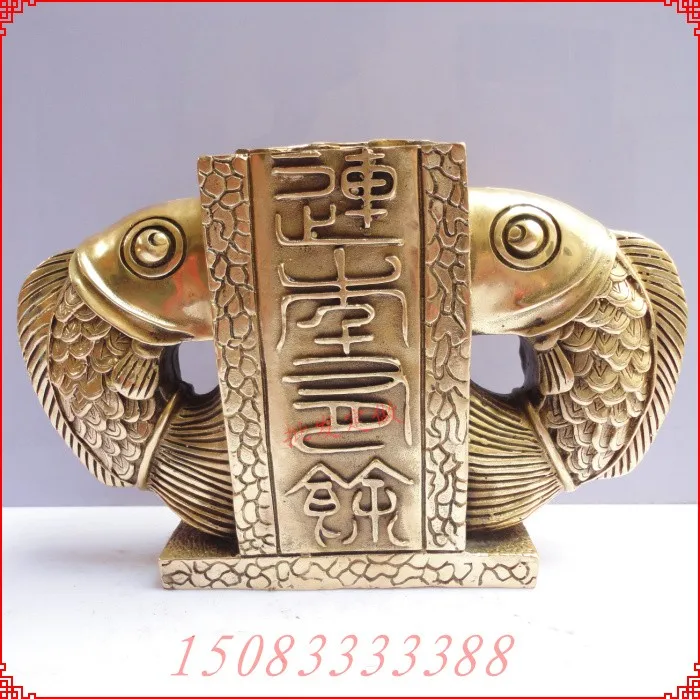 

Bronze statue copper fish decoration lucky fish money Bronze home crafts bronze sculpture,