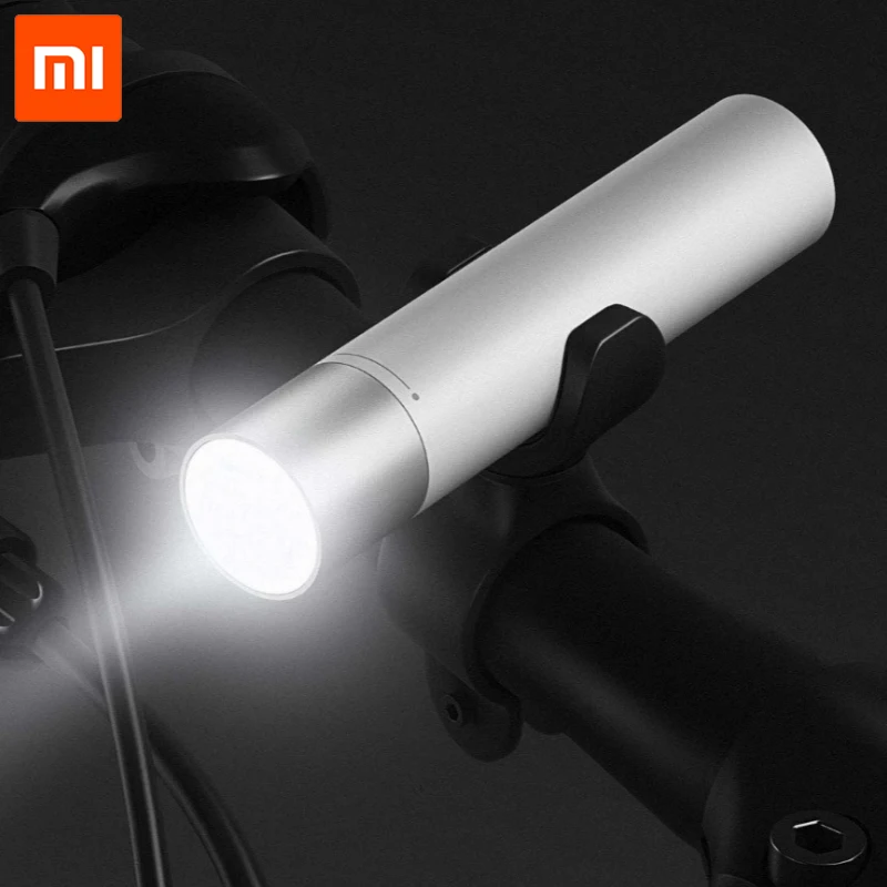 Умный фонарик Xiaomi, регулируемый Luminance режимов, вращающаяся головка лампы, USB внешний аккумулятор, зарядный порт для зарядки телефона