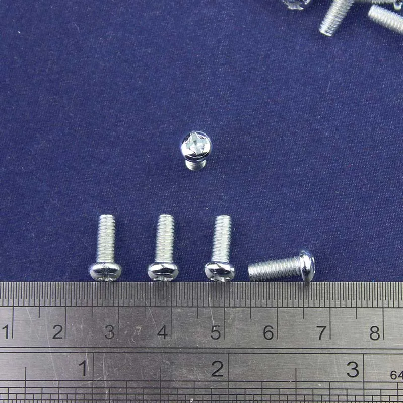 

100pcs Metric M4 x 10mm Iron Phillips Pan Head Screws Fasteners Repair Hardware Accessories #M4