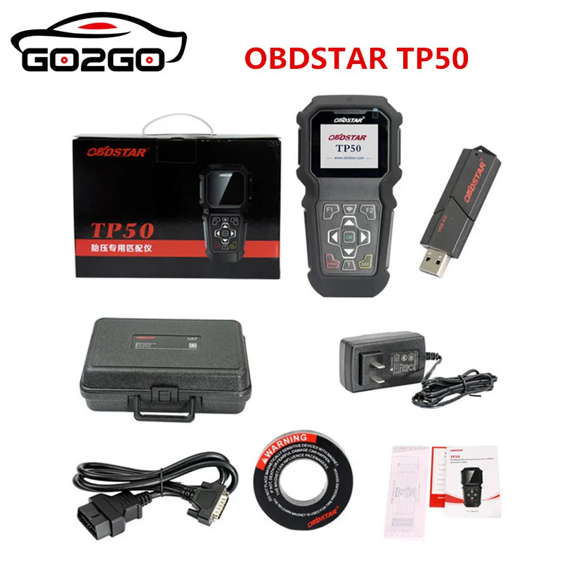 

OBDSTAR TP50 Intelligent Detection on Tire Pressure Support 315MHz and 433MHz TirePressure Sensor Similar to TS401 TS501 TS601