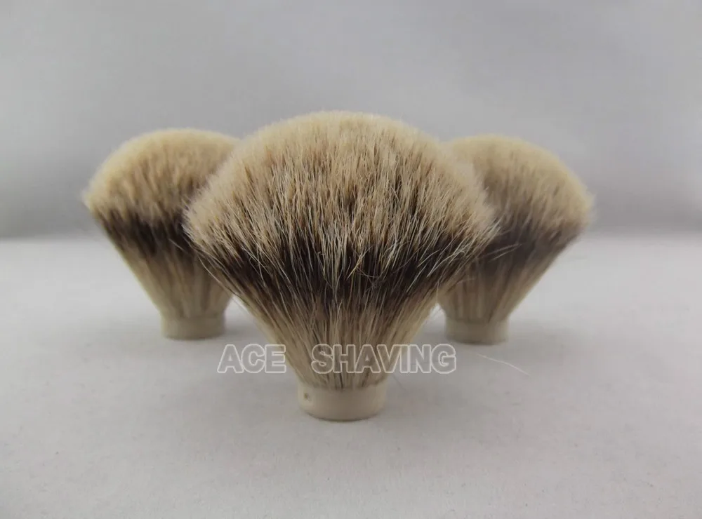 Free Shipping 3 Piece of Silvertip Badger Hair Shaving Brush Knot Head