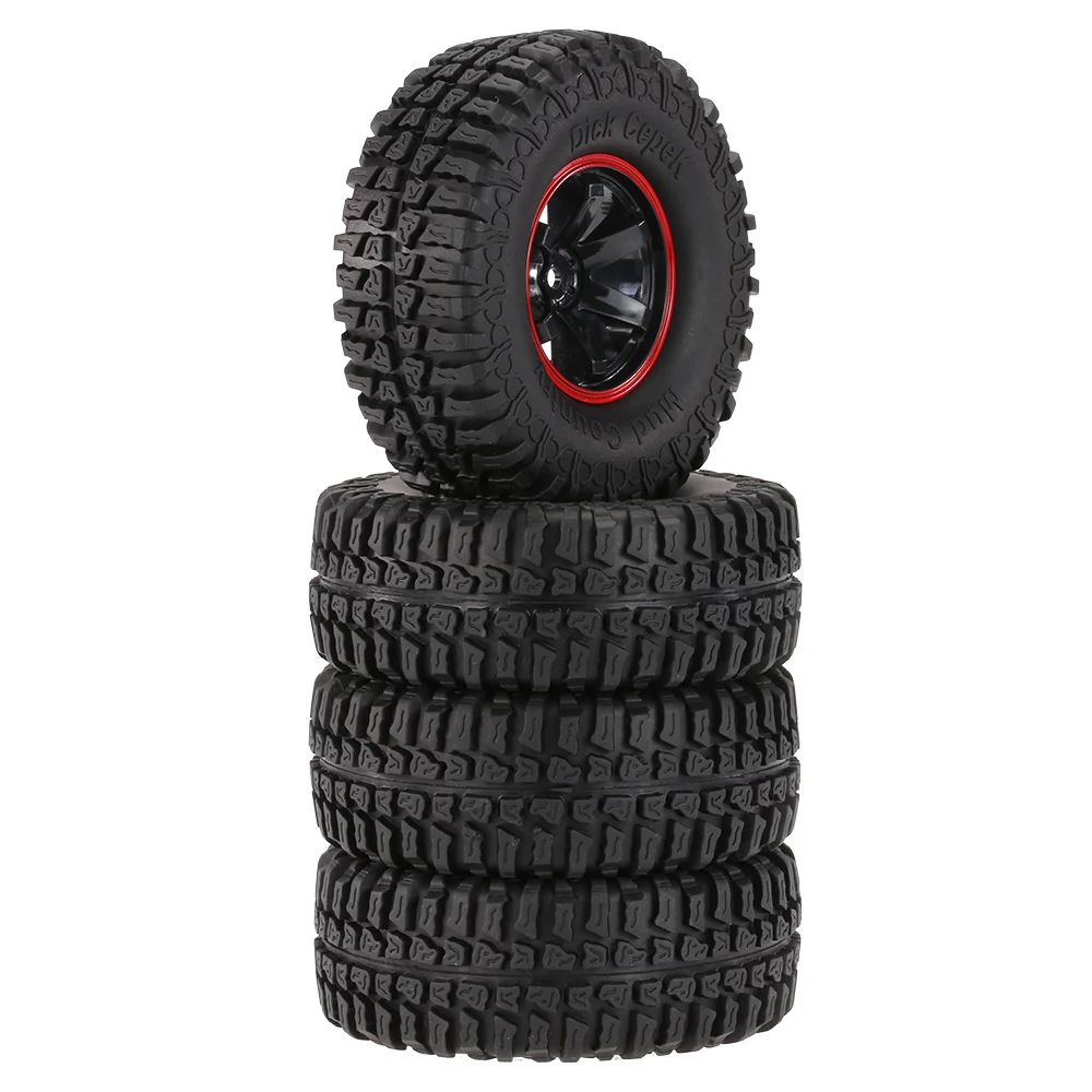 4Pcs for AUSTAR AX-3020C 1.9 Inch 103mm 110 Scale Tires with Wheel Rim for 110 D90 SCX10 CC01 RC Rock Crawler (16)