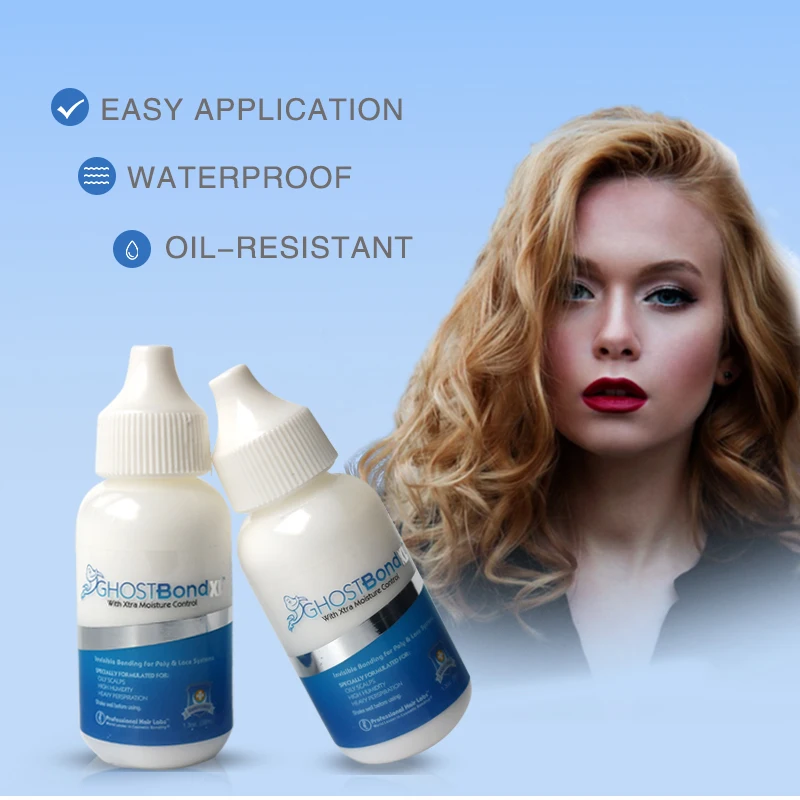 Wig Tool Hair Replacement Adhesive ghostbond 1.3oz Invisible Bonding Glue Extra Moisture Control For Lace Wig, Toupee glue