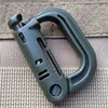 Molle Tactical Backpack Carabiner Outdoor Plastic EDC Shackle Carabiner Practical ABS Snap D-Ring Clip Keyring Locking Ring ► Photo 3/6