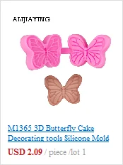 M1397 DIY Ribbon Silicone Mold Bow mould cake dessert Decorating tool fondant chocolate Clay craft Resin bakeware