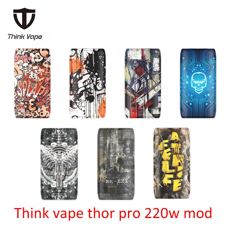 Дизайн Thinkvape Thor 200 Вт TC коробка мод Think Vape Thor pro 220 Вт обход vape мод режимы 510 электронная сигарета мод vape использование батареи 18650