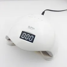 Машинка для стрижки 48 Вт SUN5 автоматический Сенсор светодиодная УФ-лампа для ногтей гель лак для ногтей Сушилка для ногтей маникюр Ламповые ленты для 30/60/99s таймер ЖК-дисплей Дисплей