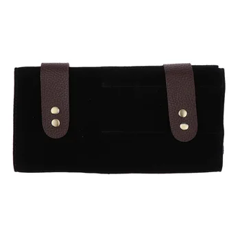 

Durable Leather Hair Cutting Scissors Pouch Rolled Bag for Hairdresser