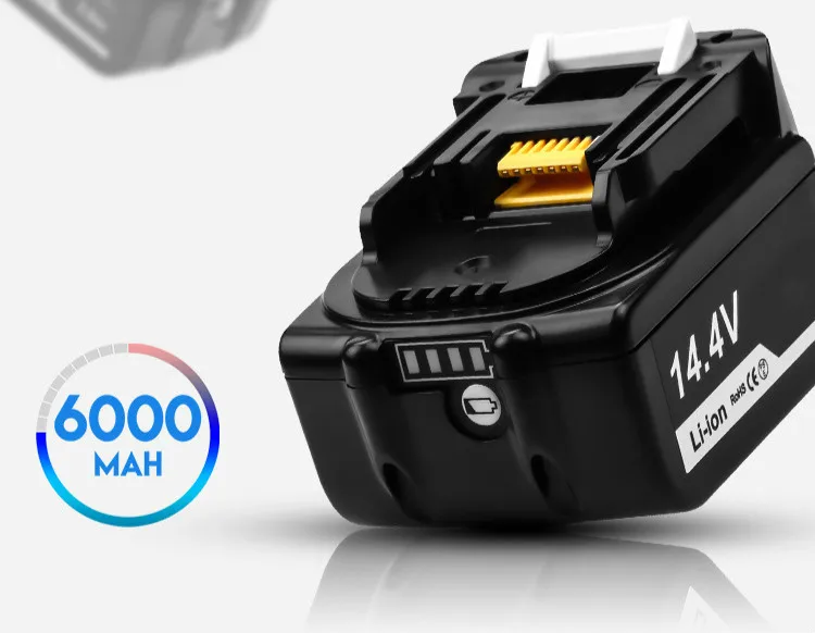 

6000mah Li-ion Battery Replacement for Makita 14.4v BL1430B