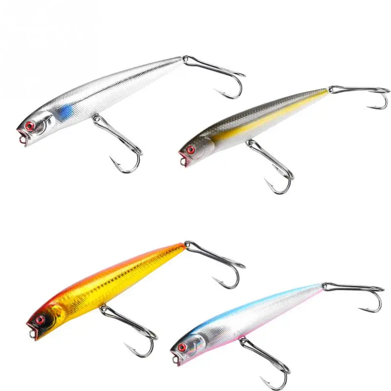 

New Hard Fishing Lures ABS Artificial Baits with 2 pcs Sharp Chicken Feet Hook Swimbait Floating Bait Fishing Tackle Tools
