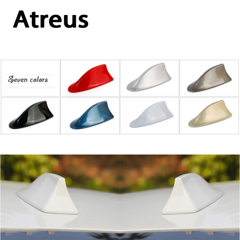 

Atreus 3D Car Shark Fin Antenna Radio Signal Antenna Stickers For Lexus Honda Civic Opel astra h j Mazda 3 6 Kia Rio Ceed Volvo