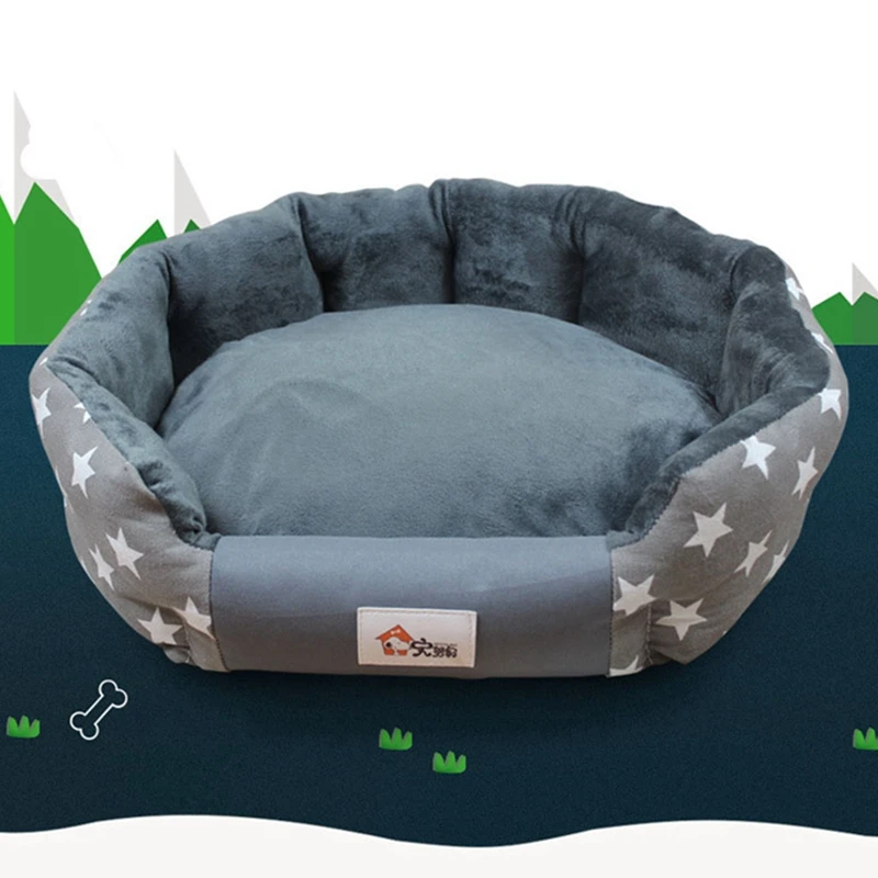 WCIC стильные 3 размера теплая кровать для собак Мягкие водонепроницаемые коврики для маленьких средних собак осень-зима кровати для домашних животных собачий домик кровать для кошки Cama Perro