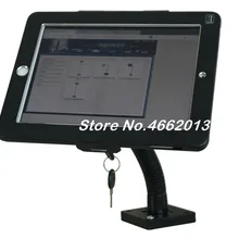 Планшет безопасности Gooseneck Настольный настенный держатель Противоугонный кронштейн с замком дисплей стенд для IPad 2, 3, 4 Air1 2 Pro 9,7