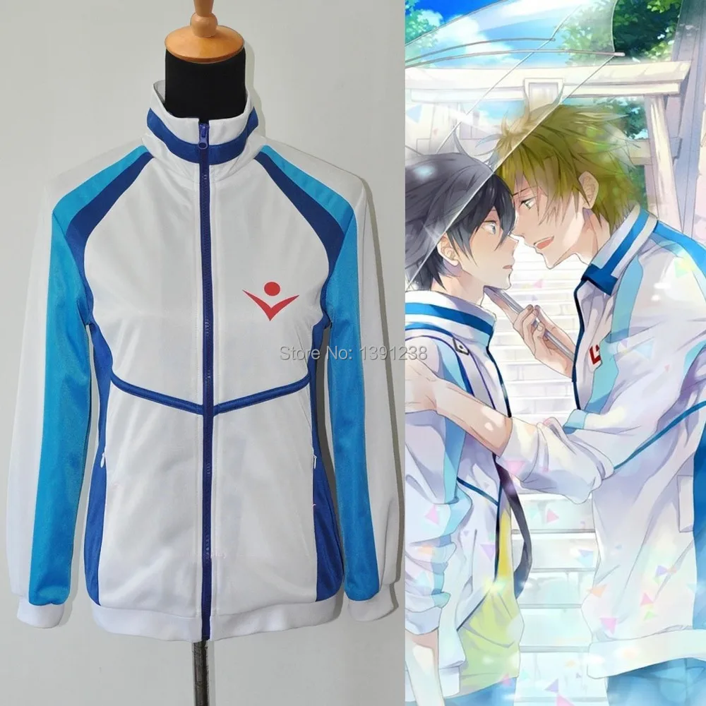 

Casual Free! Iwatobi Swim Club Haruka Nanase Sport Hoodie Anime Cosplay Costume