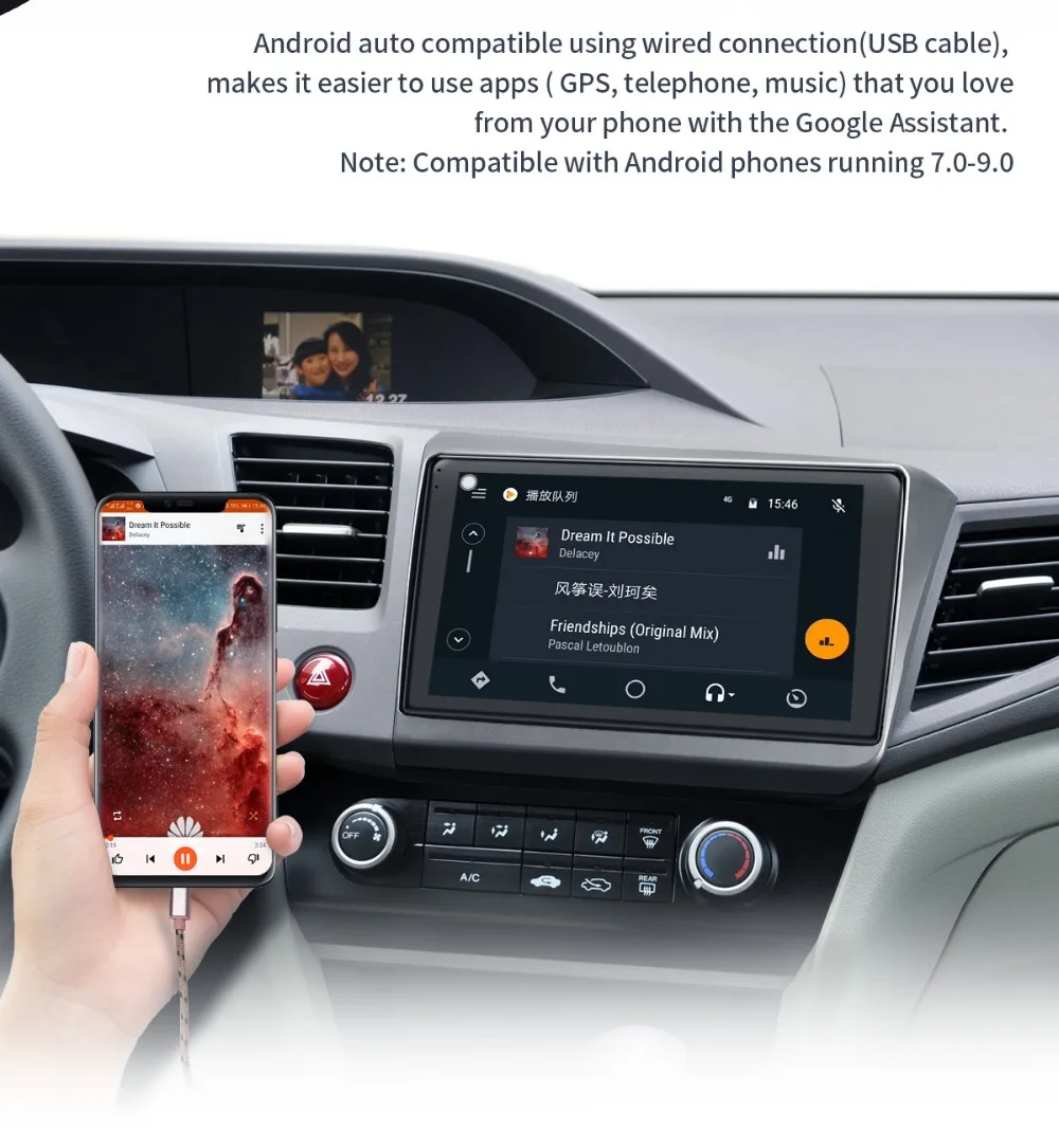 Best JOYING Android 8.1 stereo car radio player one din GPS Navigation Support 4G&DSP 4GB+64GB for Honda Civic 2012-2015 9"screen IPS 15 Best JOYING Android 8.1 stereo car radio player one din GPS Navigation Support 4G&DSP 4GB+64GB for Honda Civic 2012-2015 9"screen IPS 15