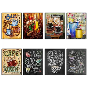 

Diamond Painting Cross Stitch Coffee Cup Diamond Embroidery Diamond Mosaic Kits Full Square / Round Drill Pixel Hobby & Crafts