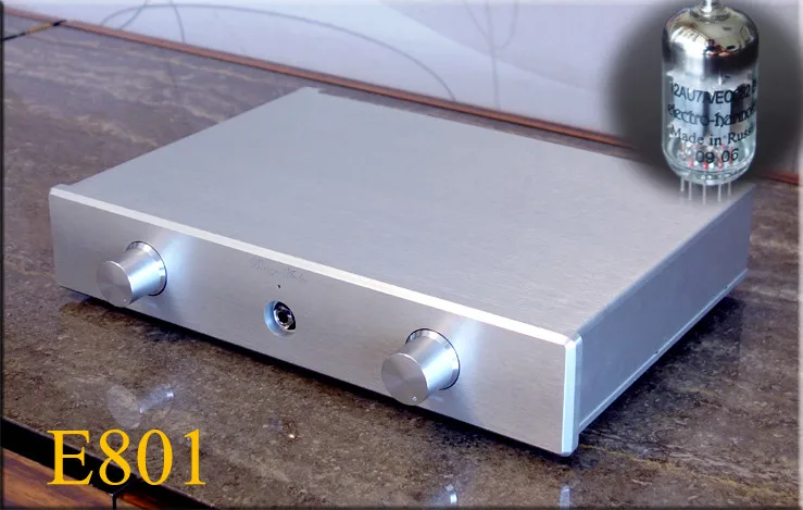 Breeze Audio E802 12AU7 Tube Mosfet Headphone Amplifier HIFI EXQUIS Weiliang Headset E801 Hybrid Amp