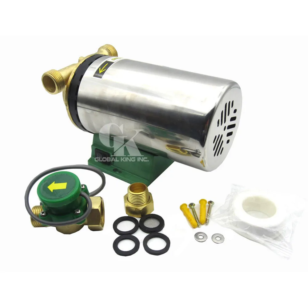 

220V Automatic Booster Pump Household Shower 25LPM Flow 15m Lift Water Heater