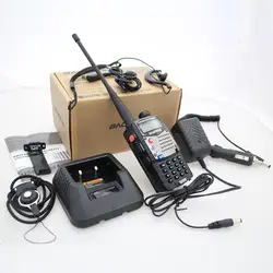 Baofeng UV-5RA Двухканальные рации/Велосипедный Спорт Сумка/Динамик MIC/Телевизионные антенны/кабель для программирования/наушник/Чехол