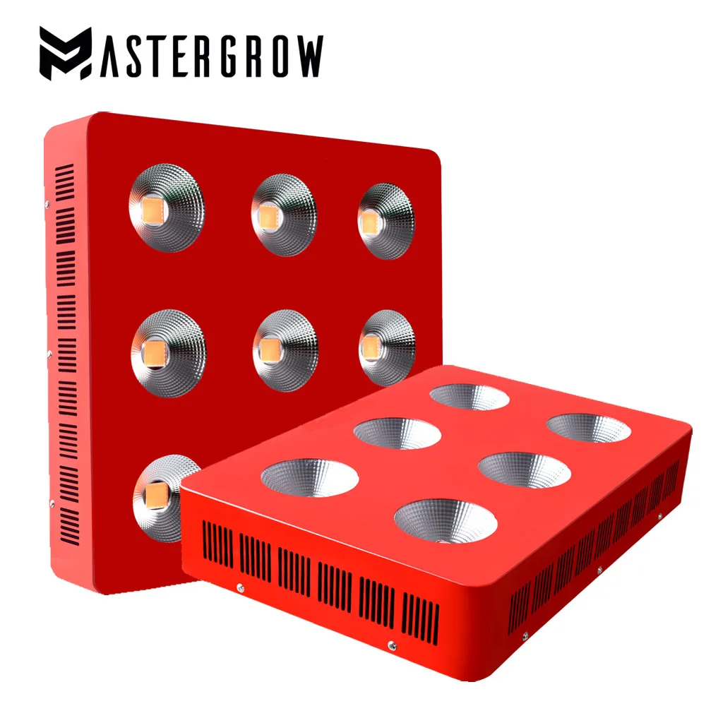 MasterGrow 300 w/600 w/1200 w/1800 w/2700 w COB светодиодный Grow светильник полный спектр 410 730nm для