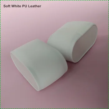 

White PU Leather Watch Display Storage Cuff Cushion Pillow