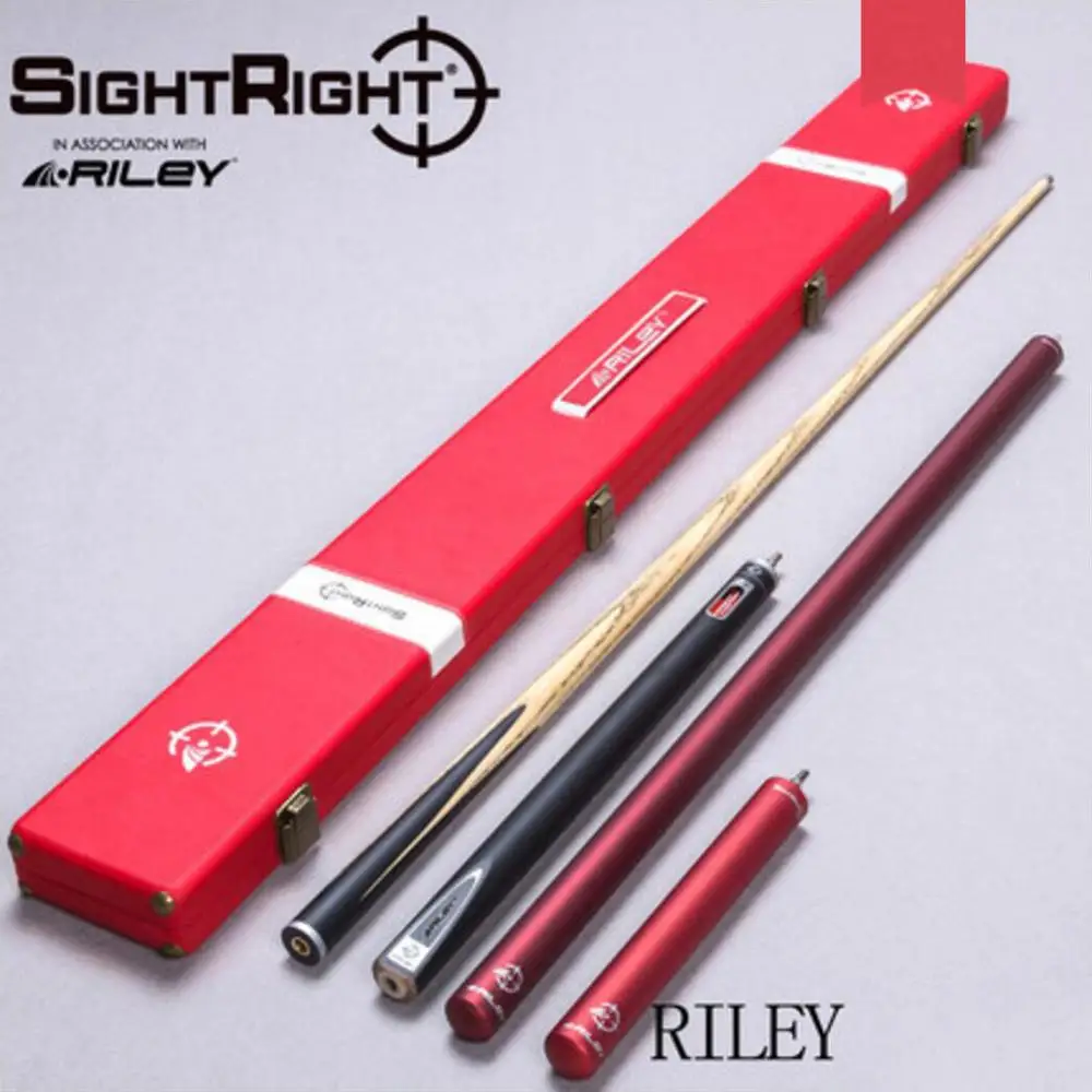 Набор для бильярдного кия RILEY SLGHTRLGHT RSR-1EL, высококачественный бильярдный кий, чехол с 2 расширениями RILEY 9,5 мм, наконечник для снукера - Цвет: B