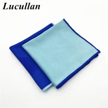 40 см x 40 см безворсовый уход за автомобилем окна стекло зеркало хром полировка полотенце французская махровая ткань микрофибра стекло полотенце