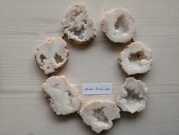 

B0053 Natural 45x50mm-50x60mm Freedom Fancy White Quartz Gems Stone Loose Beads 15'' Strands Jewelry Making DIY