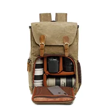 Batik Canvas Waterproof Photography Bag Outdoor Wear-resistant Large Photo Camera Backpack Men for Fujifilm Nikon Canon Sony Batik Canvas Waterproof Photography Bag Outdoor Wear-resistant Large Photo Camera Backpack Men for Fujifilm Nikon Canon Sony