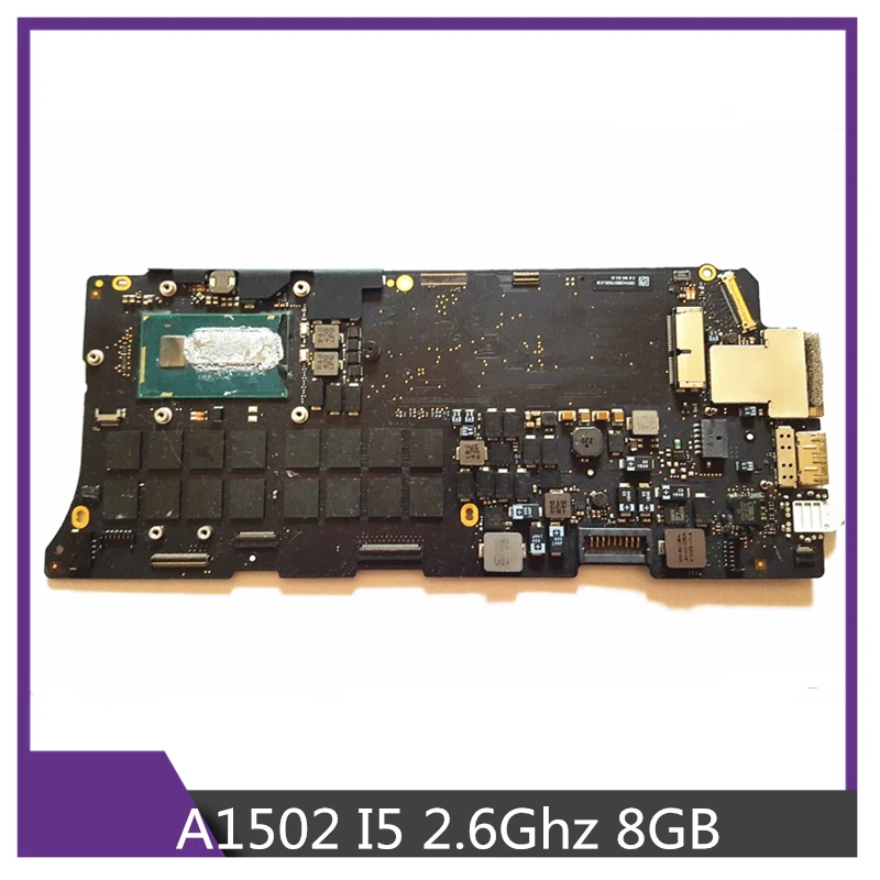 

820-3476-A Original i5 2.6GHz 8GB Logic Board for MacBook Pro Retina 13.3" A1502 Motherboard 661-00607 2013 2014 Year ME864