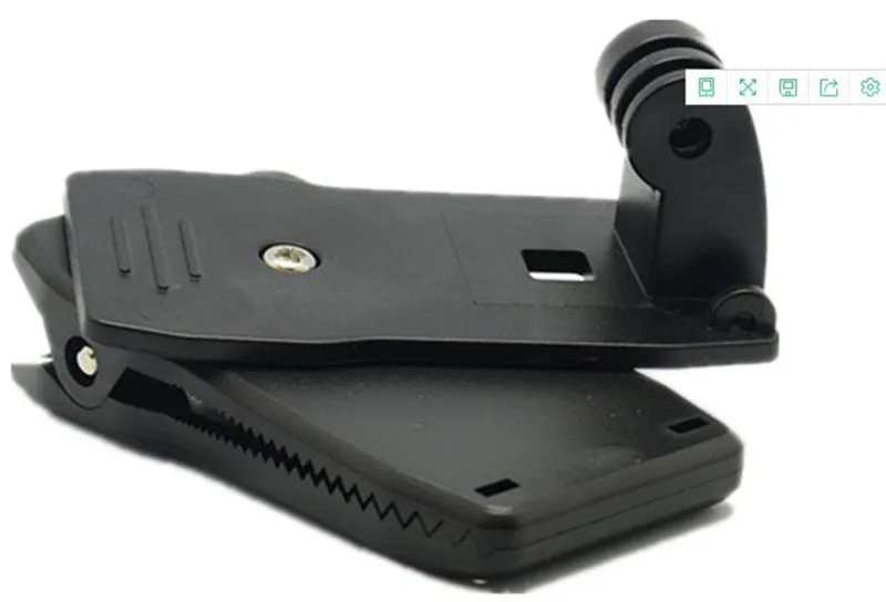 Зажим для экшн камеры GoPro Hero 7 6 5 4 крепление на 360 градусов вращающийся зажим