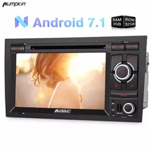 

Capacitive Screen! 2 Din 7'' Android 7.1 Car DVD Player Quad Core GPS Navigation Car Stereo For Audio A4 FM Rds Radio Headunit
