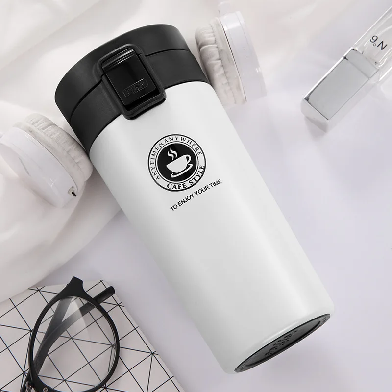 

320ml 380ml Stainless Steel Tumbler Thermos Cup Leak-proof Coffee Mug Travel Sport Water Bottle Milk Juice Tea Drinkware