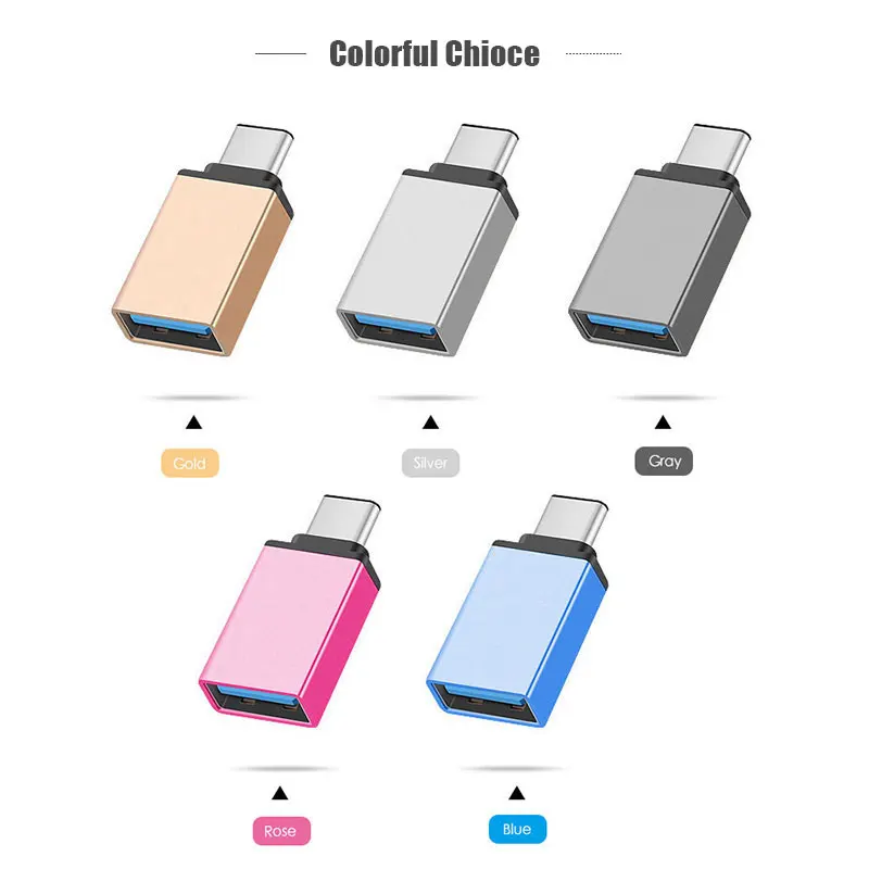 USB OTG Type C к 3 0 адаптер быстрая зарядка кабель мобильный телефон конвертер для Macbook