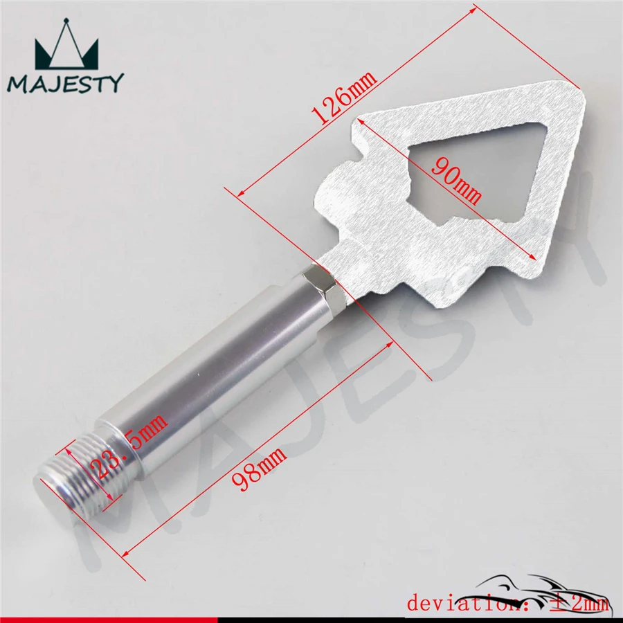 Алюминиевый буксировочный ключ для гоночного автомобиля крюк кольцо для Toyota Yaris 07-11