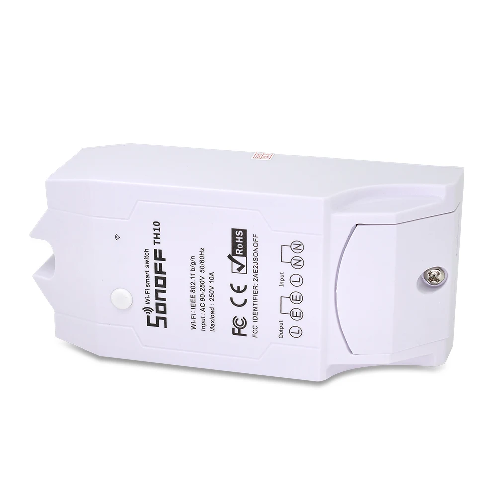 Itead Sonoff TH10 Wireless wifi Switch Modules Support Temperature Sensor Humidity Monitor For Smar - 32838570596