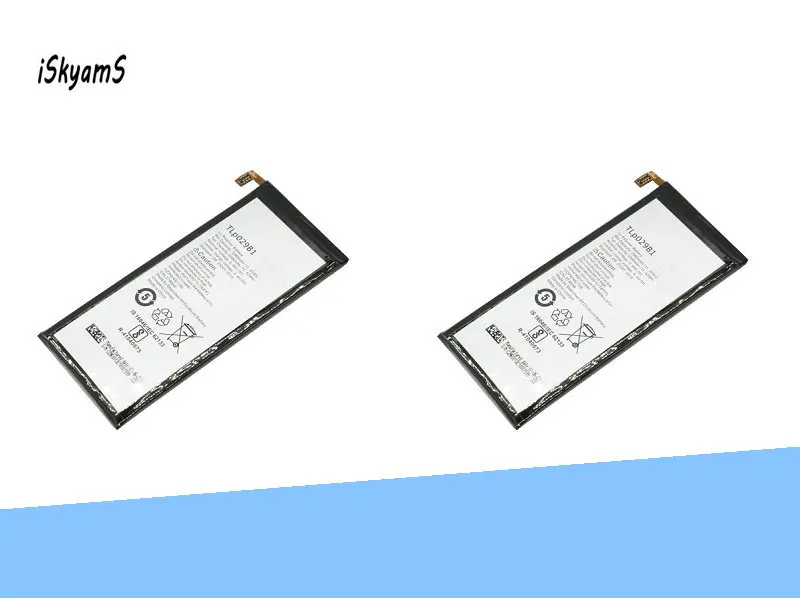 Аккумулятор iSkyamS 2x2960 мАч TLp029B1 для Alcatel Pop 4S 5095 5095B 5095I 5095K 5095L 5095Y батареи смартфонов