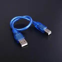 USB 2.0 Тип мужчина к USB B Тип Мужской USB-B принтер, сканер кабель удлинитель жесткий диск кабель 30 см для компьютера PC ноутбук